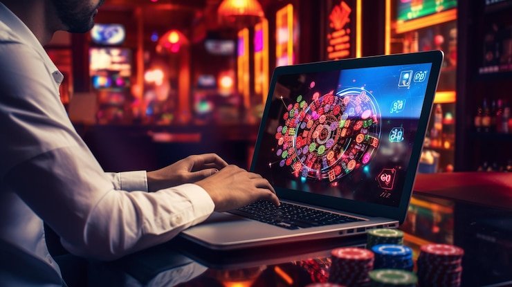 Pengguna mengakses live casino dengan dealer profesional melalui platform 303hoki